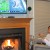 One of our young ladies enjoyed the game as she sat by the fire. One of our young ladies enjoyed the game as she sat by the fire.