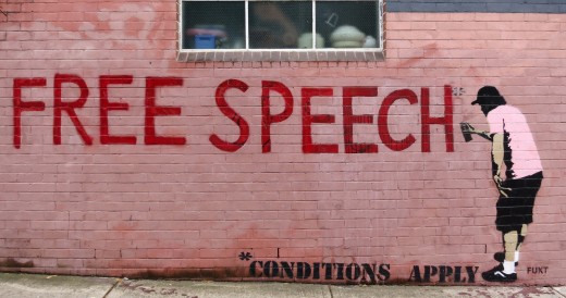 Free Speech "Conditions Apply"