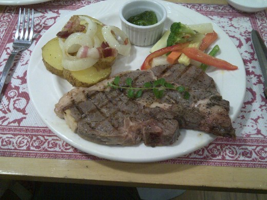 A lamb chop to fill your belly