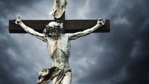 An Image Resembling Jesus Christ On The Cross