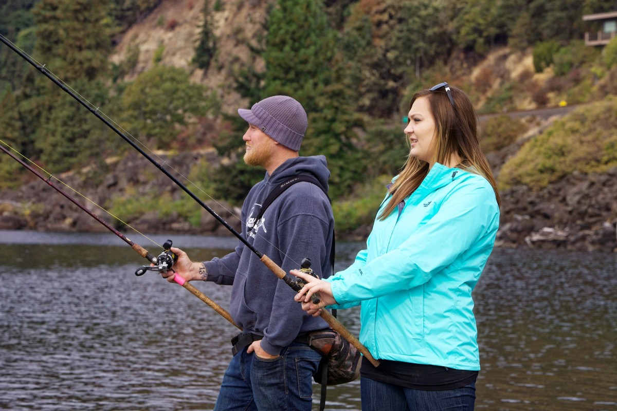Fishing is the activity which this couple enjoys. Togetherness in a quiet environment will speak volumes. 