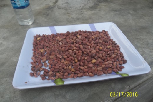 Roasted groundnuts are naturally energetic super foods