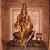 A Lakshmi statue with an owl to her left. A Lakshmi statue with an owl to her left.