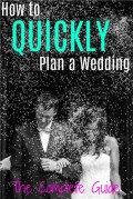 Quick Wedding Planning: A Step by Step Guide