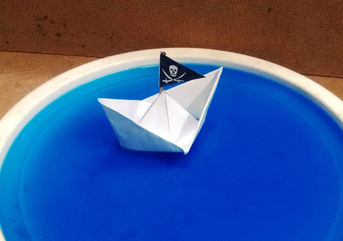 How to Make a Pirate Paper Boat That Floats: Easy Step-by ...