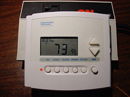 A new digital thermostat will help you control your energy consumption. 