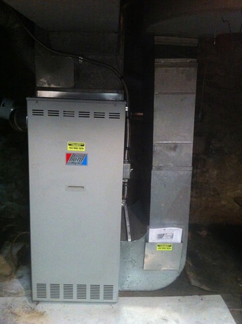 Yearly furnace maintenance can save money in costly repairs.