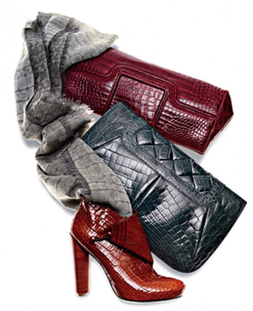Get into the faux reptile trend with handbags, shoes and a host of other accessories.