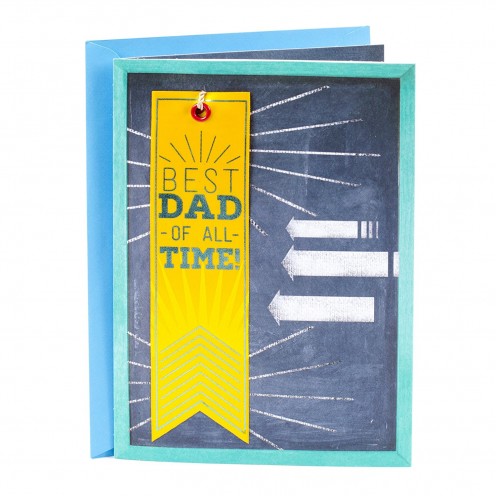 Best dad of all time Hallmark Father'd Day card
