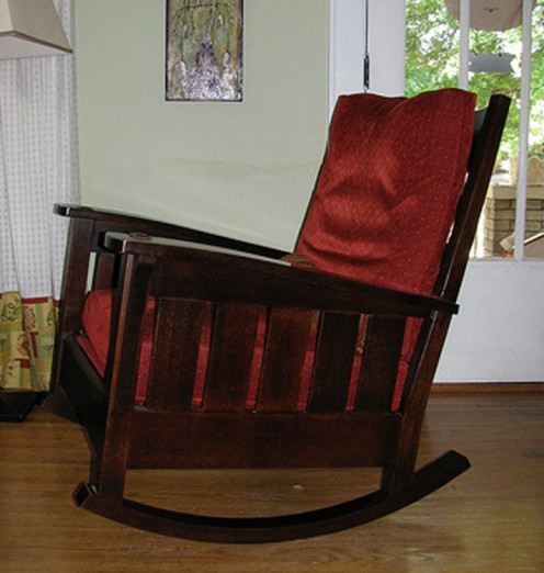 The lines of an Arts and Crafts chair are instantly recognizable.