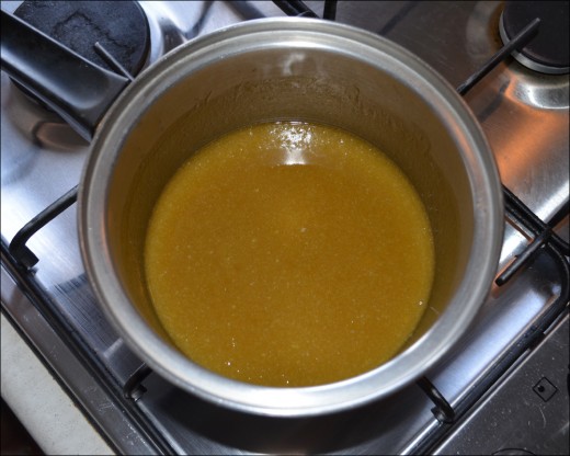 Melted Butter, Golden Syrup and Milk