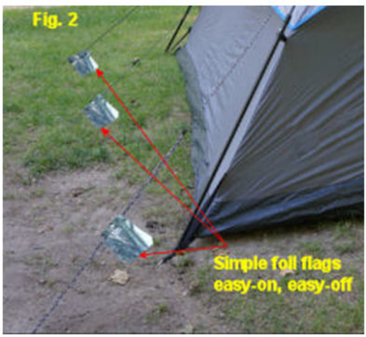 Kamp adr adam hatlarndaki folyo bayraklar