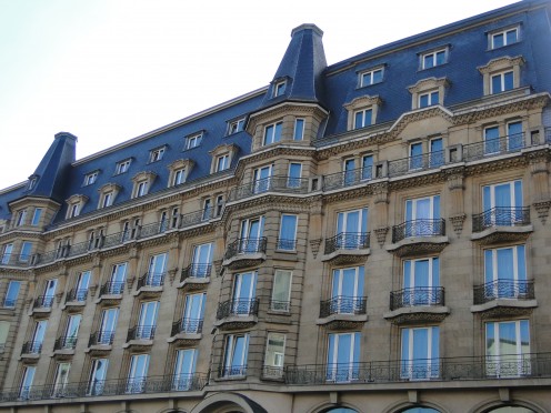 Frontage of the Hôtel Alfa, Place de la Gare, Luxembourg