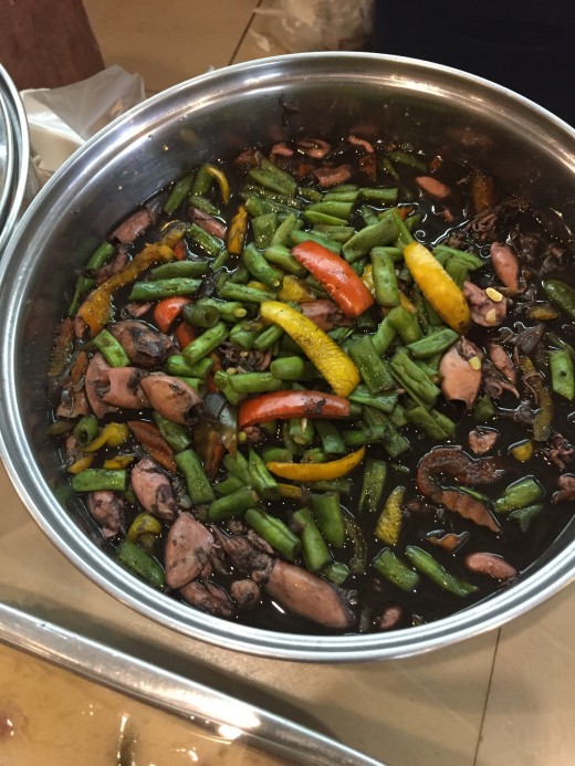 Vegetables And Seafood In Oyster Sauce
