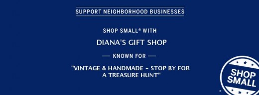 Support the small shops in your area if you want folks to support yours.