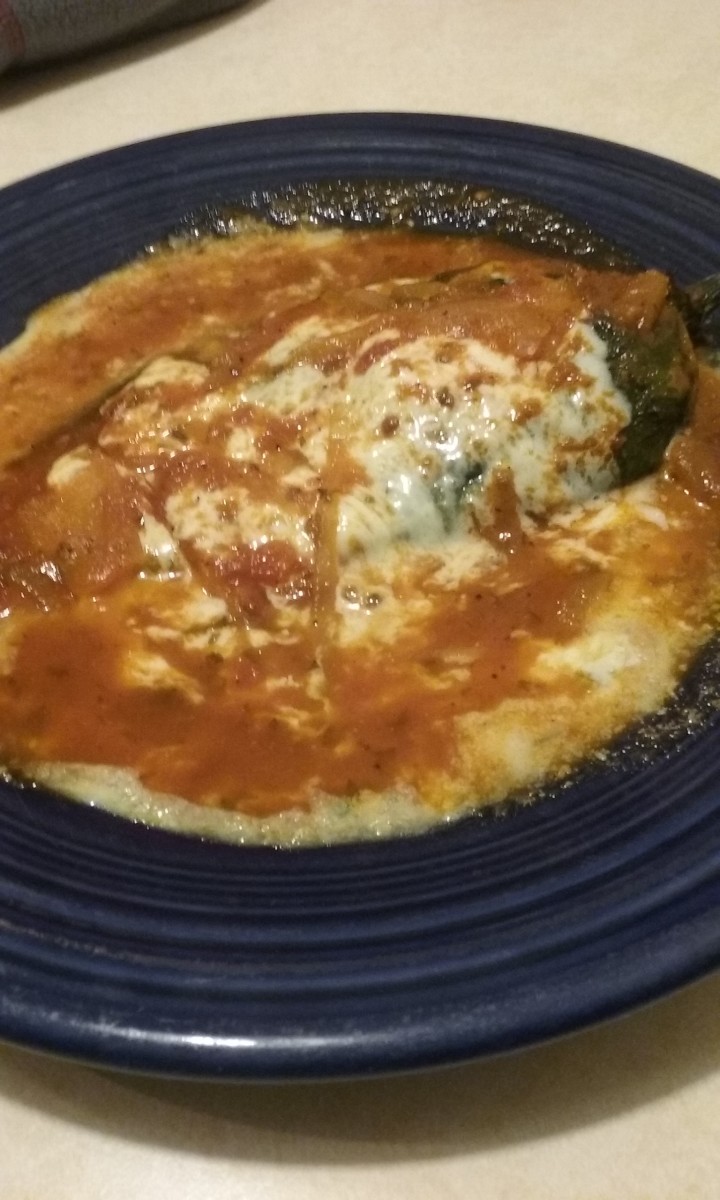 the chile relleno served at La Fiesta Mexican restaurant 