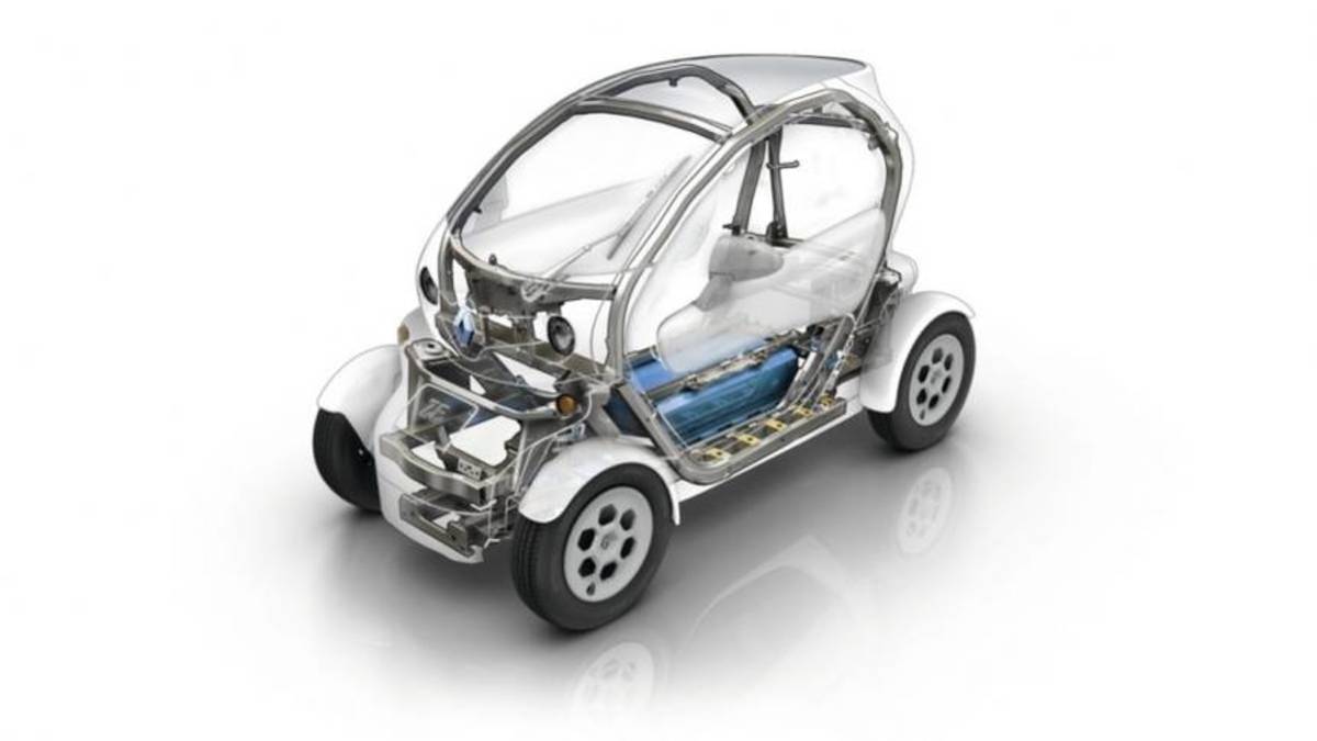 Renault EV Twizy Design and frame design