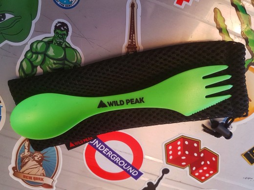 The Spork is a spoon, fork and knife combined!