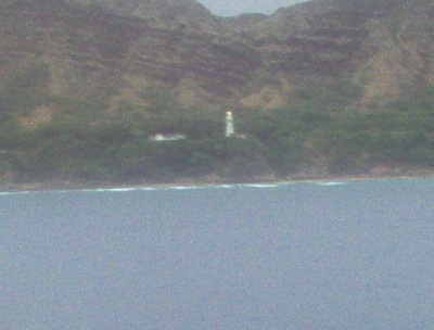 Lighthouse on the shore.