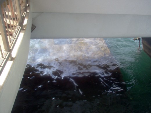 See the oil that still spills from the Arizona.