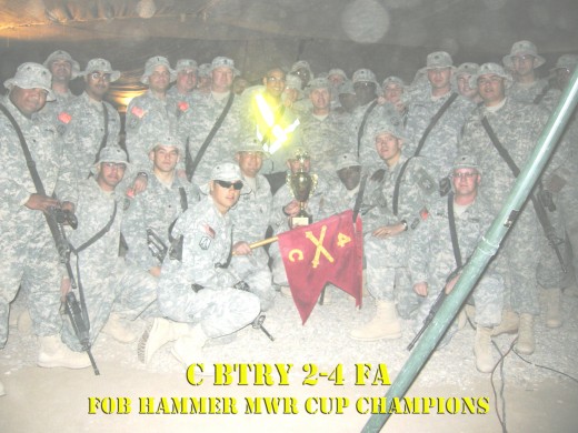 MWR Cup Winners FOB Hammer 2007