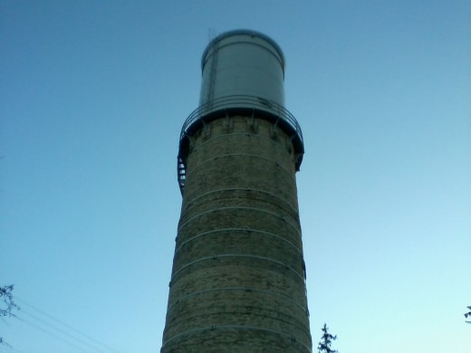 And finally, here's a touch of the "out of the ordinary"-a water tower built in 1901, still occupying a prominent place in the Fort Atkinson, WI skyline.