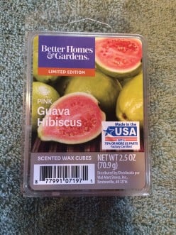 Home Fragrance Reviews: Better Homes & Gardens Limited Edition Pink Guava Hibiscus Scented Wax Cubes