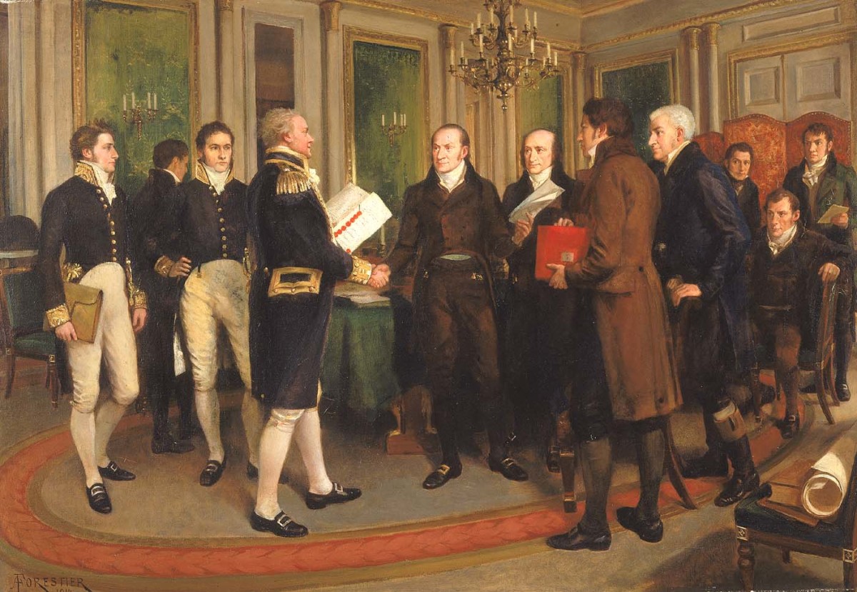 The Signing of the Treaty of Ghent, Christmas Eve, 1814.
