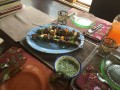 Raspberry Marinated Grilled Lamb Skewers in a Mint Sauce Recipe