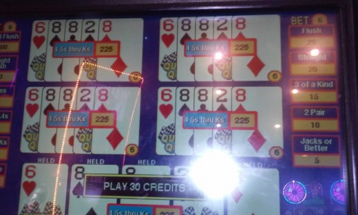 Dealt Quick Quads at IP, Biloxi, MS