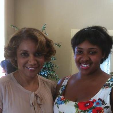 Marissa pictured with Amanda Davis 