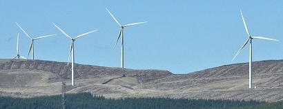 Clyde wind farm. Scotland.