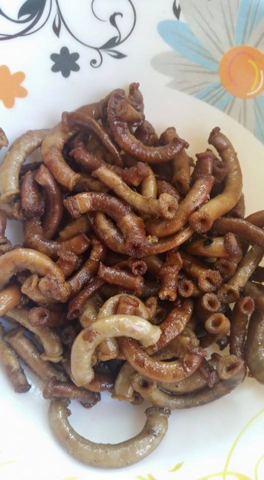 My home cooked fried Isaw
