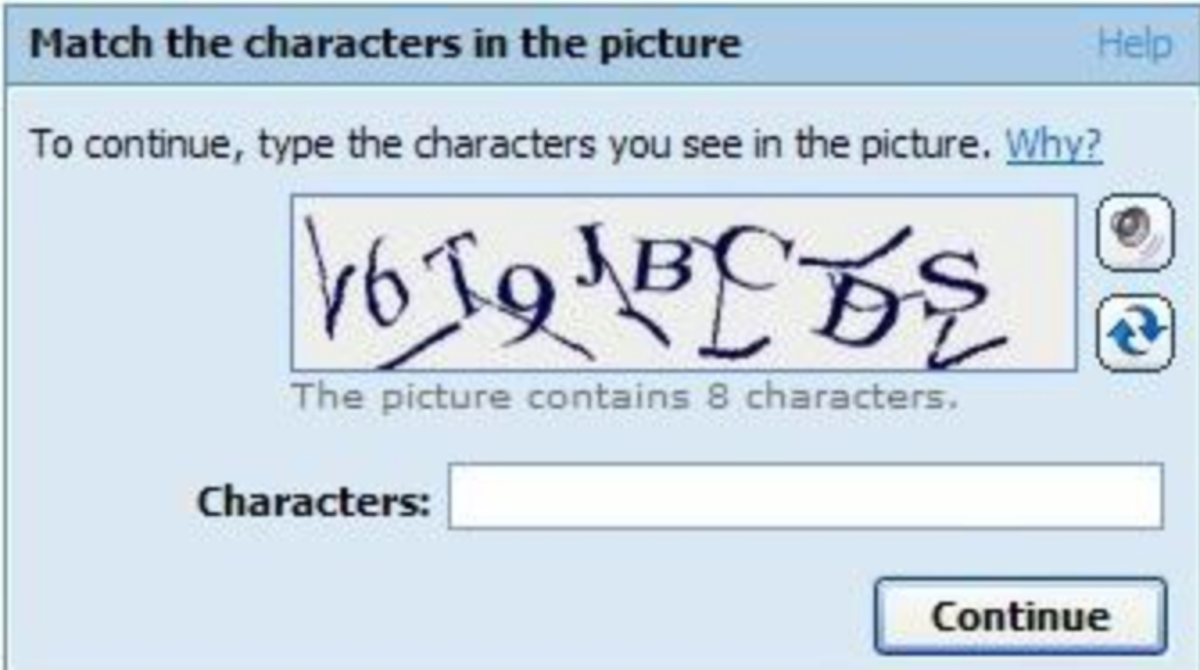 Another example of CAPTCHA