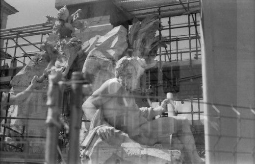 Gian lorenzo Bernini's "Fontana dei Quattro Fiumi" in Piazza Navona