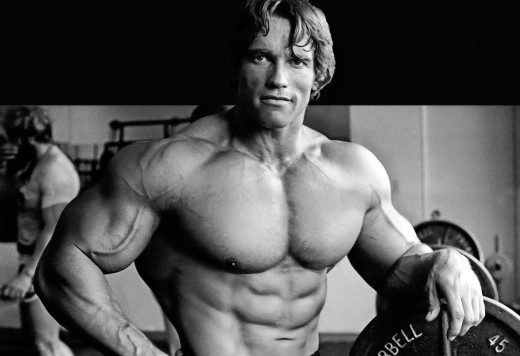 Arnold wasn't natural, but this is still a good photo.