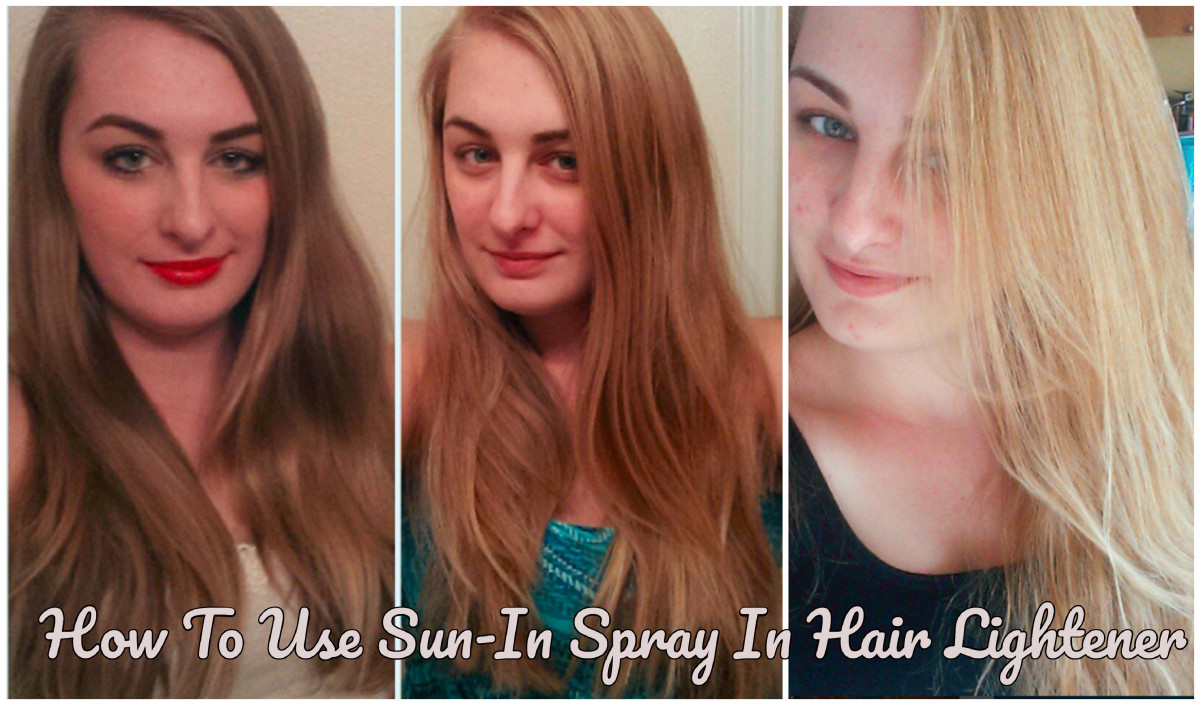 How to Lighten Your Hair Using Sun-In Spray Hair Lightener ...