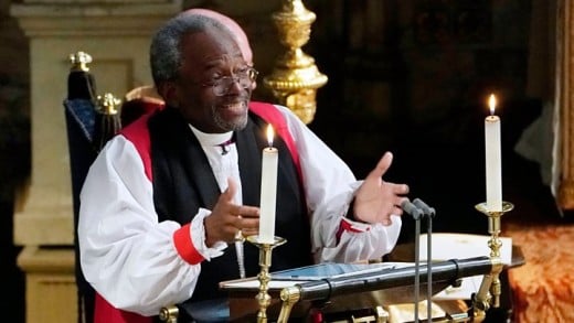 The Most Reverend Michael Curry, the first African-American presiding bishop and primate of the Episcopal Church. 