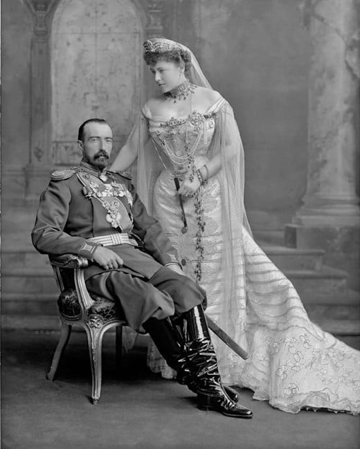 Countess Sophie de Torby and her husband Grand Duke Michael Mikhailovich.