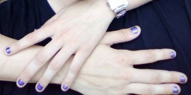 My first visit to a nail salon. 