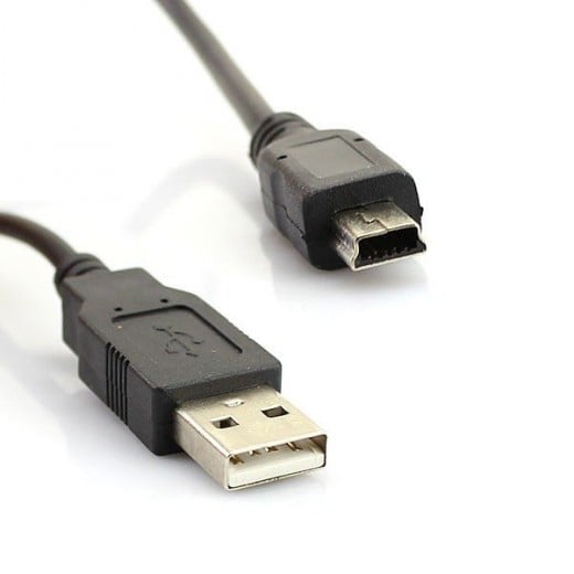 USB cable can only enter facing one side 