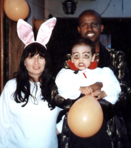 Me in Guatemala, Halloween, 1999. My wife is pregnant with my daughter.