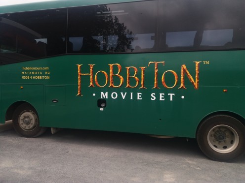 Hobbiton Movie Set Tour Bus