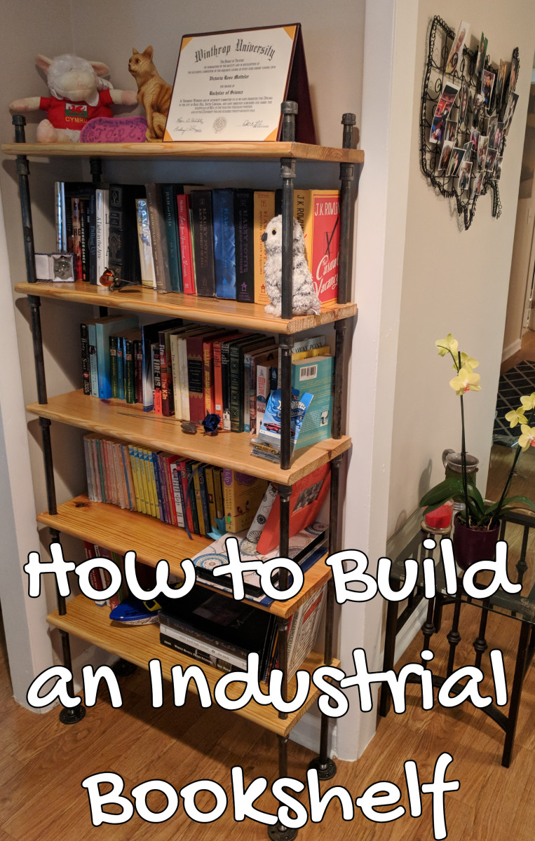 How To Build Your Own Industrial Bookshelf Dengarden