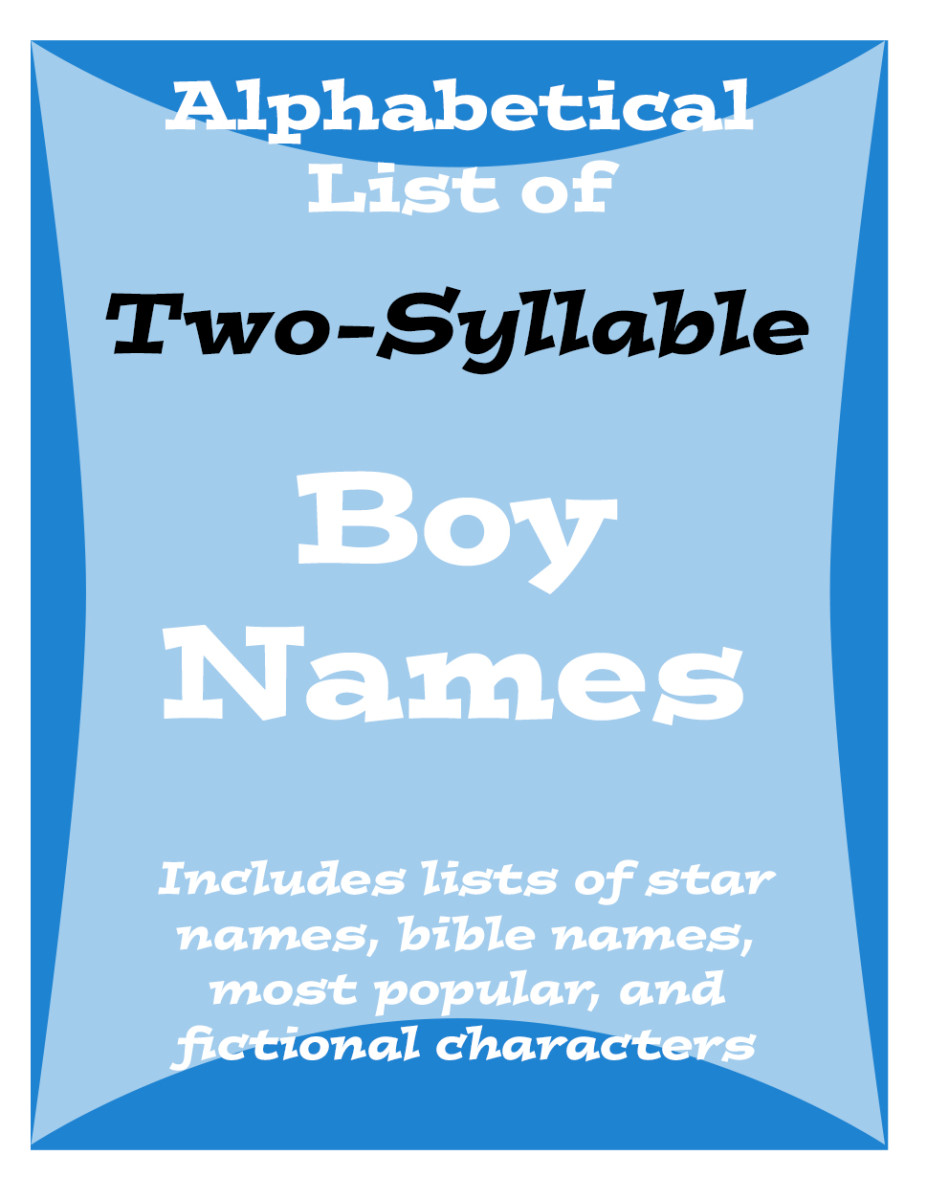 Popular Two Syllable Names For Baby Boys Wehavekids