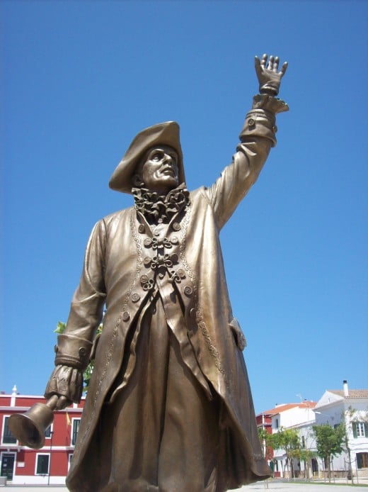 Statue of a town crier