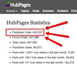HubPages hits 400,000 Hubs thanks to all of you!