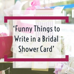 Luxury 55 Card Message For Wedding Shower