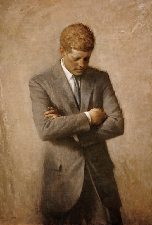 "John Fitzgerald Kennedy" Aaron Shikler 1970