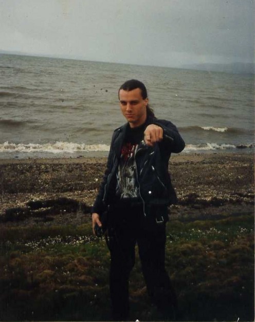 Charles Michael "Chuck" Schuldiner seen here in this 1992 photo.